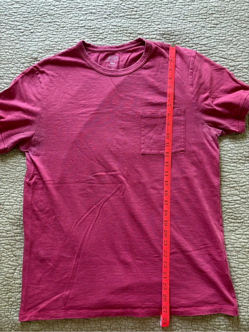 🎉 3/$15 J. Crew Men’s Red Crewneck T-shirt L